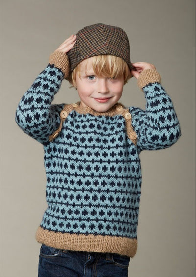 Bertrams Sweater er en god lun trøje til både piger og drenge i alderen 4-9 år.