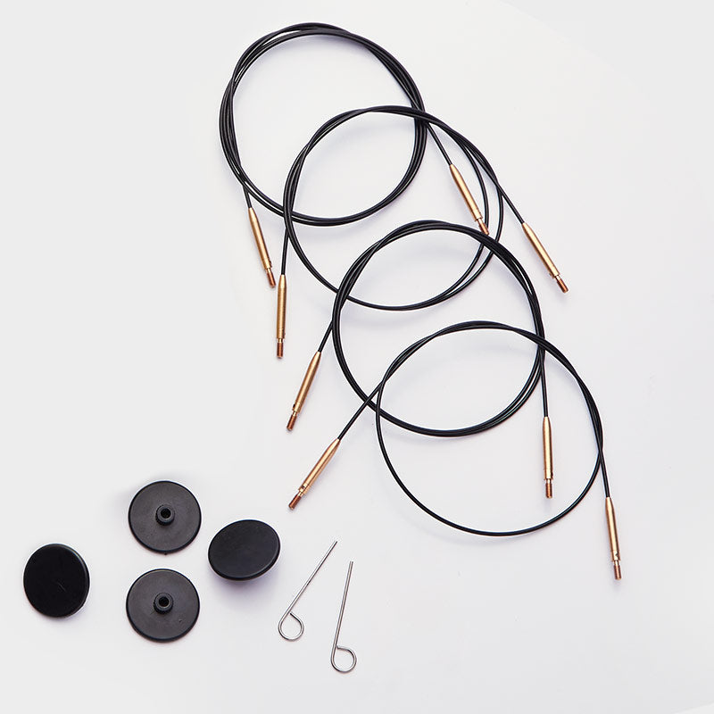 KnitPro Swivel Wire - kabler med drejeled
