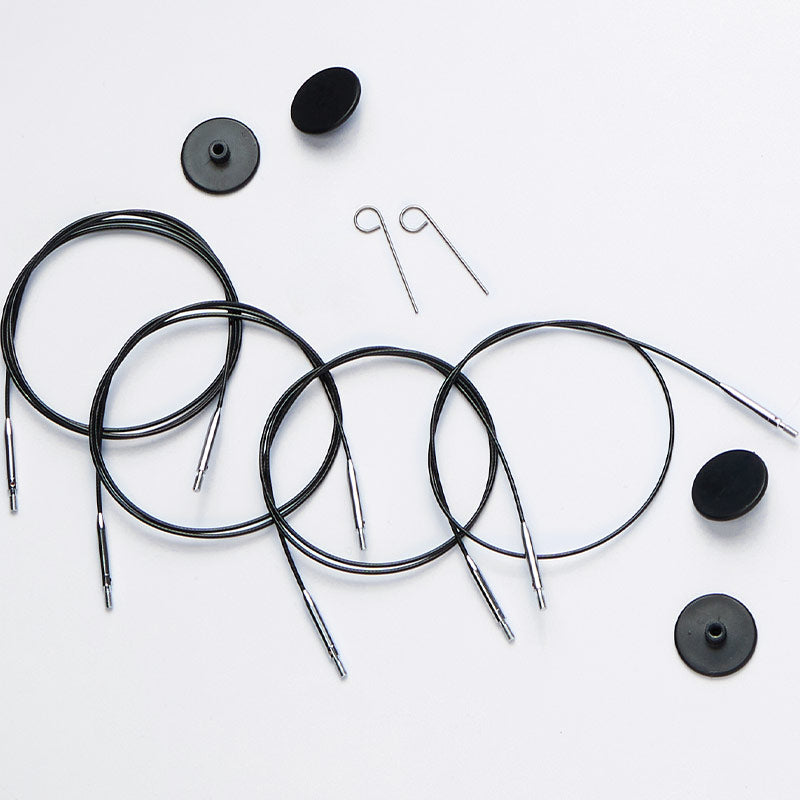 KnitPro Swivel Wire - kabler med drejeled