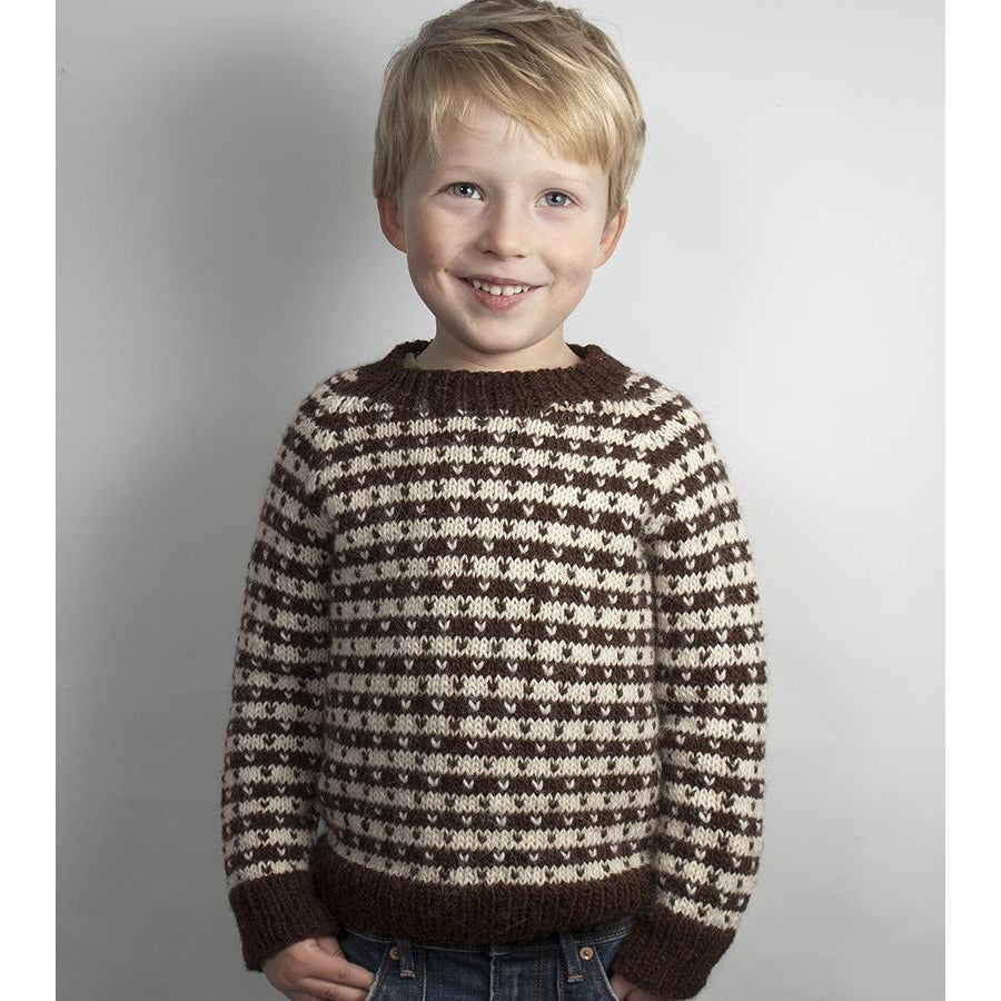 Drengesweater med lus vil også være en god sweater til en pige.