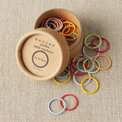 Colored Ring Stitch Markers Jumbo