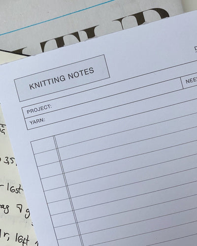 Knitting notes / Petiteknit